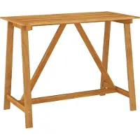 Syfax Garten-Stehtisch 140x70x104 cm Akazie Massivholz