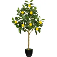 Sonstiges Künstlicher Zitronenbaum 90cm im Topf für drinnen und draußen