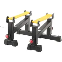 StarTech.com 2er-Set Gym Stoßdämpfer - Deadlift Pufferständer - Schweres Krafttraining - Kohlenstoffstahl - Rutschfest - Geräuschdämpfung - Unisex
