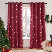 OEM Dunkelrote Schattierrollos für Wohn- und Schlafzimmer, 55x69 Zoll (B x H)