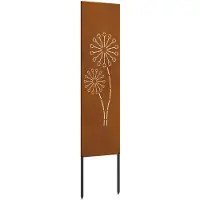 Syfax Garten Sichtschutz-Leinwand Rostoptik 32 x 140 cm