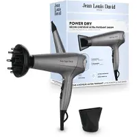 Jean Louis David Haartrockner – – Power Dry – Diffusor – 3 Temperaturstufen – 2400 W – Grau