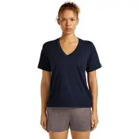 Icebreaker Damen T-Shirts/Tanks ku.Arm Da Merino 150 Tech Lite SS Relaxed V Neck Tee