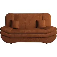 Mirjan 24 Schlafsofa Weronika, Polstersofa mit Bettkasten, Stilvoll Couch (Farbe: Flow 09)