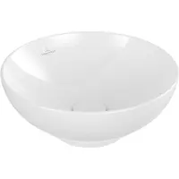 Villeroy & Boch V&B V&B Aufsatzwaschtisch Loop& Friends d 38cm, m ÜL, weiß, ohne Hahnlochbank