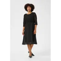 Cream Kleid Feminine Pitch Blac