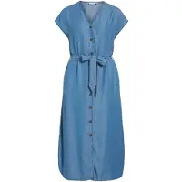 Vila Vimaia Kurzärmeliges Maxikleid