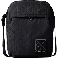 Calvin Klein Umhängetasche Utility Emblem Reporter LV04D3303G Schwarz