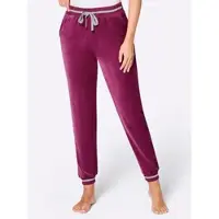 Feel Good Wellnesshose , Damen, Gr. 52/54, Normalgrößen, lila (malve), 80% Baumwolle, 20% Polyester, unifarben, Hosen Wellnesshose