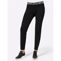 Rick Cardona By Heine Jogger Pants, Damen, Gr. 38, Normalgrößen, schwarz, 52% Viskose, 26% Polyester, 22% Polyamid, , unifarben, 7/8-Länge, Hosen Jogger Pants