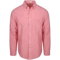 Gant Hemd Cotton Leinen Rosa - XL