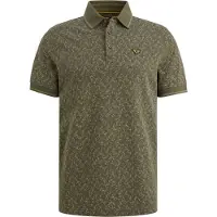 PME Legend Poloshirt Piqué Bedruckt Grün