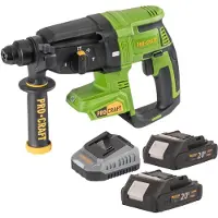 Procraft PHA40bb Akku Bohrhammer 20 V 2,6 J SDS plus Brushless + 2x Akku 2,0 Ah + Ladegerät