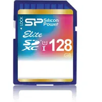 Silicon Power SP128GBSDXAU1V10, 128 GB, SDXC, Blau