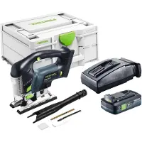 Festool PSBC 420 EB-Basic Akku Pendelstichsäge 18 V 120 mm Brushless + 1x Akku 4,0 Ah + Ladegerät + Systainer
