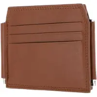 Golden Head Leder Geldklammer Kartenhalter Polo RFID Protect Clip-Scheintasche 1923 Cognac braun