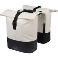 Basil Cove Mik Double Fahrradtaschen 32l Weiß Weiß One Size