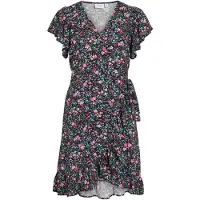 Vila Vipaddina Kurzes Kleid Mit V-ausschnitt
