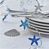 Sirius LED-Lichterkette Selma Starfish blau 20-flg. Batteriebetrieb