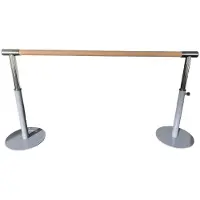 Master Pro freistehende Ballettstange 175 cm - höhenverstellbar - aus Holz