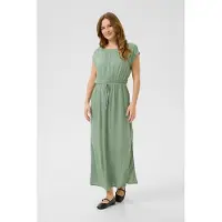 Kaffe Midikleid "Damen Kleid KAcheer", Damen, Gr. 38, N-Gr, grün (sea spray), Obermaterial: 100% Viskose LENZING ECOVERO CV LenzEcov., Kleider Midikleid
