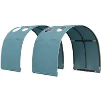 Syfax Bettunnel 2 stk. Himmelblau Polyester