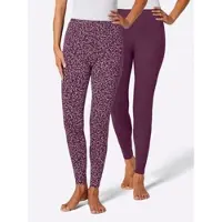 Witt Weiden Leggings in bordeaux | Gr.: 44-46