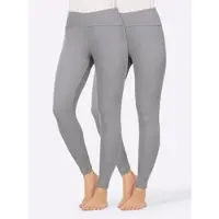 Witt Weiden Leggings in steingrau | Gr.: 40-42