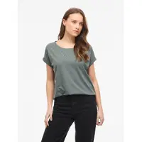 Vila Rundhalsshirt "VIDREAMERS NEW PURE T-SHIRT/SU-NOOS" Baumwollmischung, regular fit