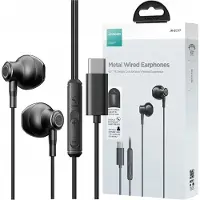 JOYROOM USB-C Kabelgebundene Halb-In-Ear-Kopfhörer - Schwarz
