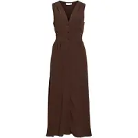 Vila Viskov V-ausschnitt Maxikleid