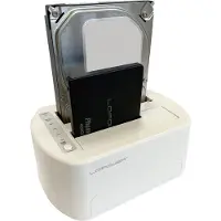 LC-Power LC-DOCK-U3-VI, HDD, SSD, SATA, Serial ATA II, Serial ATA III, 2.5,3.5", 40 TB, USB 3.2 Gen 1 (3.1 Gen 1) Type micro-B, Weiß