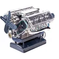Franzis V8 Motor Technik-Bausatz BAUSATZ 4019631671141