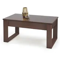 Feldmann-Wohnen Couchtisch Nea Wohnzimmertisch mit Schublade Farbe und Größe wählbarNussbaum