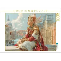 CALVENDO Puzzle Venedig in bunten Werken | 1000 Teile Lege-Größe 64 × 48 cm Foto-Puzzle für glückliche Stunden
