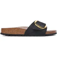 Birkenstock Damen Madrid Big Buckle Synthetik Python Black Narrow-Schuhgröße 41