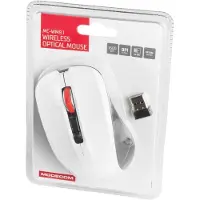 Modecom MC-WM9.1 Optische Funkmaus, Schwarz und Weiß, 2er Pack, 1600 DPI, USB-Empfänger, kompatibel mit PC und Laptop
