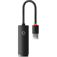 Baseus WKQX000001, USB Typ-A, RJ-45, Schwarz, Tätigkeit, 0,1 Gbit/s, 5 V