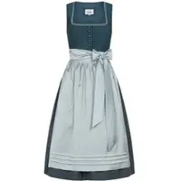 Nübler Midi Dirndl Gudrun in Petrol | Gr.: 52