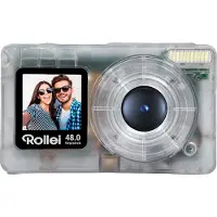 Rollei Compactline Pocket Transparent 48mp 4k Kompaktkamera