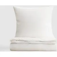 Homla AVELIA Satin-Viskose-Mischung ecru Bettwäsche 160x200 + 2*70x80 cm