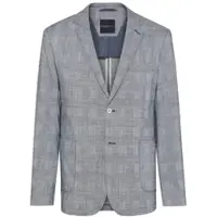 Bugatti 1100000002199 , Herren, Gr. 54, blau (dunkelblau), 62% Lyocell, 20% Polyester, 16% Leinen, 2% Elasthan, normal, Manschette, Sakkos 1100000002199, mit besonderer Leichtigkeit