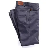 Classic Dog 5-Pocket-Hose CLASSIC, Herren, Gr. 29, Unterbauchgrößen, grau (anthrazit), 97% Baumwolle, 3% Elasthan, unifarben, lang, Hosen 5-Pocket-Hose