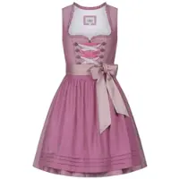 Nübler Dirndl NÜBLER "Mini Dirndl Golda", Damen, Gr. 38, EURO, rosa, Obermaterial: 100% Polyester PES., Kleider Dirndl