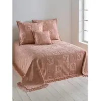 HEINE Betthusse "Tagesdecke Tagesdecke", beige (rosé), B:180cm, Hussen, Betthusse