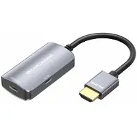 Microconnect HDMIUSB3.2, Schwarz, Silber, 197 mm, 177 mm, 18 mm, 20 g, 1 Stück(e)