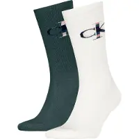 Calvin Klein Jeans Socken "CKJ MEN SOCK 2P MONOGRAM" 2 Paar, 2 Paar tlg. mit verstärkter Ferse, komfortable Frotteesohle