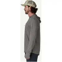 Patagonia - Cap Cool Sun Hoody - Funktionsshirt Gr L grau