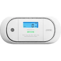 X-Sense XC01-R, Kohlenstoffmonoxid-Melder, Kabellos, Weiß, 868 MHz, 85 dB, 500 m