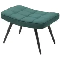 ByLiving Hocker "UTA", grün (dunkelgrün), B:60cm H:39cm, Hocker, Hocker, Bezug Webstoff oder Samt, Schaumstoff